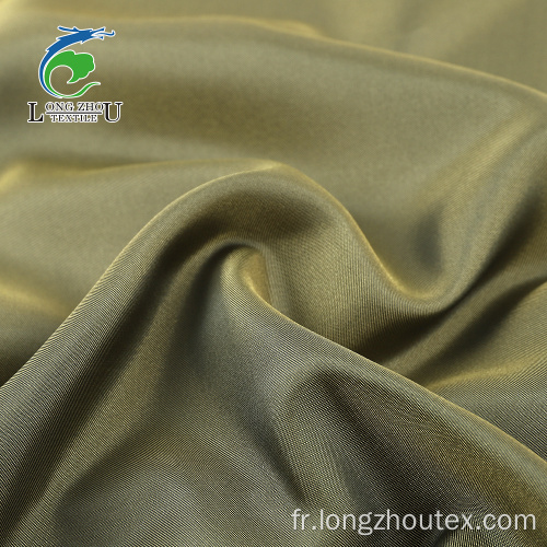 Tissu Satin Polyester Double Couleurs